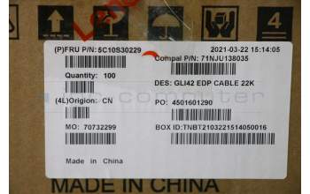 Lenovo 5C10S30229 EDP cable C 82L3 for 22K