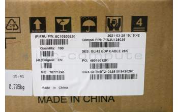 Lenovo 5C10S30230 CABLE EDP cable C 82L3 for 28K