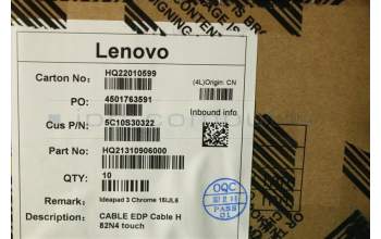 Lenovo 5C10S30322 EDP Cable H 82N4 touch