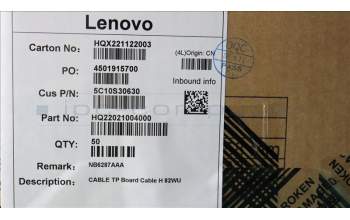 Lenovo 5C10S30630 CABLE TP Board Cable H 82WU
