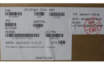 Lenovo 5C10S30649 COVER Cover L 82XA HINGE_CAP_AB