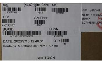 Lenovo 5C10S30665 Cable L 82YU EDP LMGE