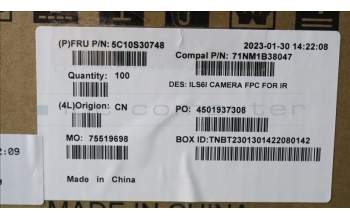 Lenovo 5C10S30748 CABLE Kamerakabel C 82XF IR FPC