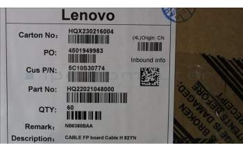 Lenovo 5C10S30774 CABLE FP board Cable H 82YN