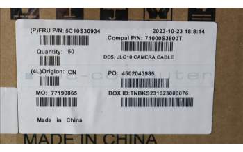 Lenovo 5C10S30934 CABLE Kamerakabel C 83DV