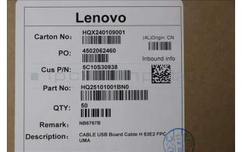 Lenovo 5C10S30938 CABLE USB Board Cable H 83E2 FPC UMA