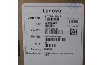 Lenovo 5C10S30965 CABLE IO Board to MB Cable WTB H 83D2
