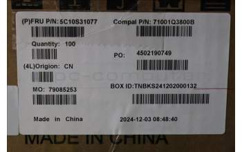 Lenovo 5C10S31077 CABLE Kamerakabel C 21LG