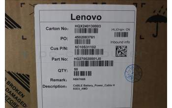 Lenovo 5C10S31102 CABLE Battery_Power_Cable H 83D3_AMD