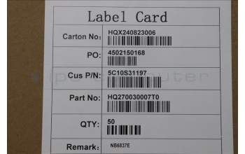 Lenovo 5C10S31197 TP Board Cable H 83GH