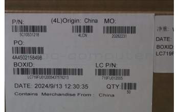 Lenovo 5C10S31218 CABLE L 83LK TP/B FFC LJYI