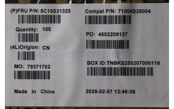 Lenovo 5C10S31325 CABLE Battery cable C 83JK