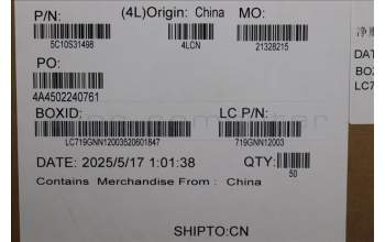 Lenovo 5C10S31498 Cable L 83LY HIGH-TEK M/B-EDP OLED