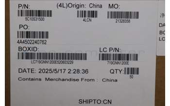 Lenovo 5C10S31500 Cable L 83LY LJYI M/B-CAMERA OLED