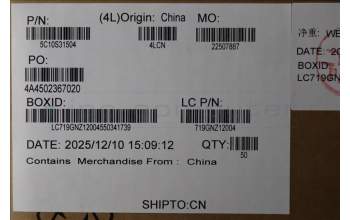 Lenovo 5C10S31504 Cable L 83LT EDP CABLE OLED LUX