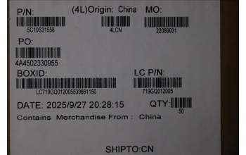 Lenovo 5C10S31558 CABLE Cable L 83M3 MGE M/B-IO/B