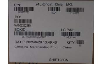 Lenovo 5C10S31573 CableL83F1 XINTAILI M/B-EDP IROLED