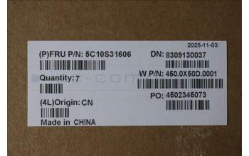 Lenovo 5C10S31606 CABLE CABLE W 21UY FingerPrinter