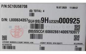 Lenovo 5C10U58708 CABLE Fru16p to Dual PCIE 6+2p 270mm