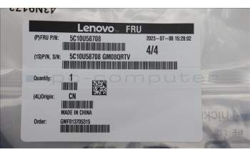 Lenovo 5C10U58708 CABLE Fru16p to Dual PCIE 6+2p 270mm
