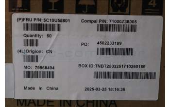 Lenovo 5C10U58801 CABLE H-CONN SET MB-LVDS_CSOT_F4