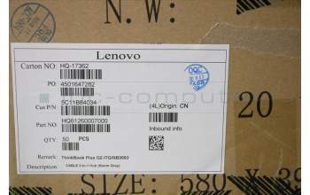 Lenovo 5C11B84034 Kabel3-in-1 Hub (Storm Grey)