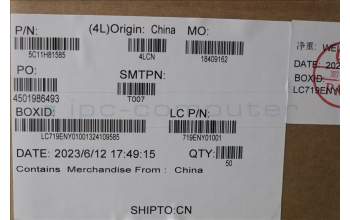 Lenovo 5C11H81585 KP620_NTS_IR_HPD_CAMERA_CABLE