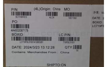 Lenovo 5C11H81613 CABLE FRU cbl I/O LUXSHARE M/B-IO