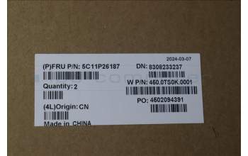 Lenovo 5C11P26187 FRU, EPD CABLE, TOUCH, BLANC