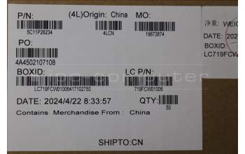 Lenovo 5C11P26234 FRU M/B CAMERA CABLE AL