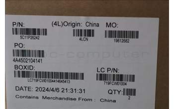 Lenovo 5C11P26242 CABLE FRU M/B FINGER/B CABLE