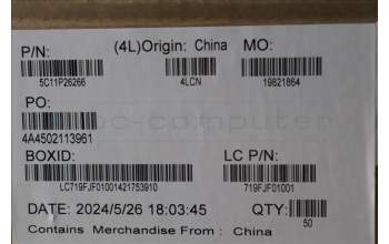 Lenovo 5C11P26266 CABLE FRU CABLE 5M IR CAM