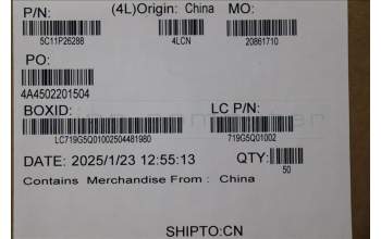 Lenovo 5C11P26288 CABLE FRU CABLE MSF50_IO FPC USB RT