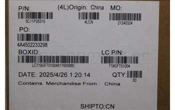 Lenovo 5C11P26310 CABLE FRU Flachbandkabel ME630 M/B-TP/B