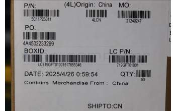 Lenovo 5C11P26311 CABLE FRU Flachbandkabel ME630 M/B-IO/B