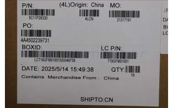 Lenovo 5C11P26330 CABLE FRU CABLE LINK1.0 INTEL WWAN/B FPC