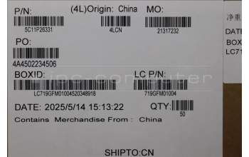 Lenovo 5C11P26331 CABLE FRU CABLE LINK1.0 INTEL IO/B FPC