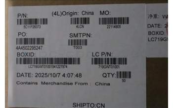Lenovo 5C11P26373 CABLE MP6C0 M/B CAM IR COAX+TFL