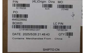 Lenovo 5C11R02326 CABLE CABLE-FPC,CLICKPAD,WWAN,NFC