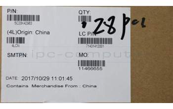 Lenovo 5C20K42983 Frontkamera L 80QL