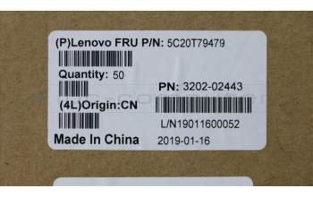 Lenovo 5C20T79479 CAMERA Front Camera B 81MB 720P W/Foil