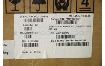 Lenovo 5C21D51889 CAMERA FRU CM WFC 7BA507N2J LUX 5M 1MIC