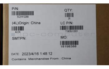Lenovo 5C21K12289 CS23 Y4 5M IR 2MC CCY