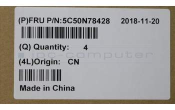 Lenovo 5C50N78428 FP Board C 80X2 GD W/cable