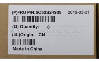 Lenovo 5C50S24908 CARDPOP Power BOARD C 81N8 W/FFC