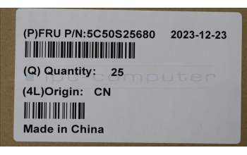 Lenovo 5C50S25680 LID board C 83FV
