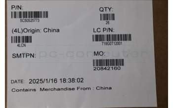 Lenovo 5C50S25773 CARDPOP USB board L83CX R