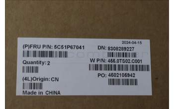 Lenovo 5C51P67041 CARDPOP IO board,INTEL Cook