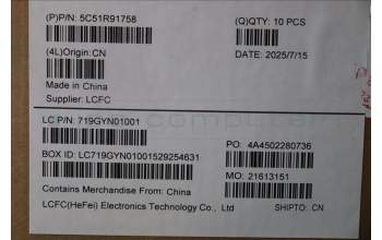 Lenovo 5C51R91758 CARDPOP ME040 PCBA IO/B NSH011 FP