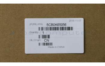 Lenovo 5CB0K65056 Upper Case 3N 80R9 W/KB US BLK